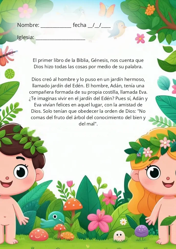 Historia: la creación en Génesis